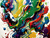 Abstract Color Field Exploration Art Print for a Calm Creative Space