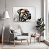 Cane Corso Abstract Art Living Room Demo