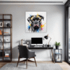Cane Corso Abstract Art Office Demo