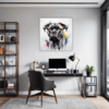 Cane Corso Abstract Art Office Demo