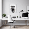 Cane Corso Abstract Art Office Demo