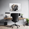 Cane Corso Abstract Art Office Demo