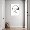 Captivating Woman's Gaze Hallway Demo