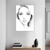 Captivating Woman's Gaze Hallway Demo