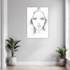 Captivating Woman's Gaze Hallway Demo