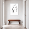 Captivating Woman's Gaze Hallway Demo
