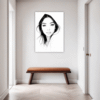 Captivating Woman's Gaze Hallway Demo