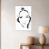 Captivating Woman's Gaze Hallway Demo