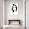 Captivating Woman's Gaze Hallway Demo