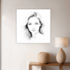 Captivating Woman's Gaze Hallway Demo