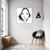 Captivating Woman's Gaze Hallway Demo