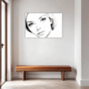 Captivating Woman's Gaze Hallway Demo