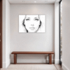 Captivating Woman's Gaze Hallway Demo