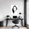 Captivating Woman's Gaze Office Demo
