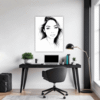 Captivating Woman's Gaze Office Demo