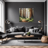 Cedar Pine View Living Room Demo