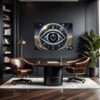 Celestial Eye Clock Office Demo
