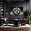 Celestial Eye Clock Office Demo