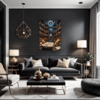 Celestial Library Living Room Demo