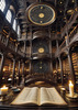 Printable Steampunk Surreal Library Art with Celestial Zodiac Map