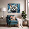 Charming British Shorthair Living Room Demo