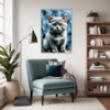 Charming British Shorthair Living Room Demo