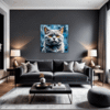 Charming British Shorthair Living Room Demo