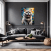 Charming British Shorthair Living Room Demo