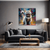 Charming British Shorthair Living Room Demo