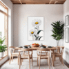 Cheerful Daisy Bloom Dining Room Demo
