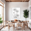 Cheerful Daisy Bloom Dining Room Demo