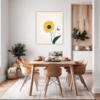 Cheerful Sunflower Dining Room Demo