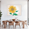 Cheerful Sunflower Dining Room Demo