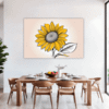 Cheerful Sunflower Dining Room Demo