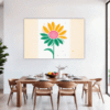 Cheerful Sunflower Dining Room Demo