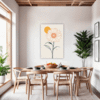 Cheerful Sunflower Dining Room Demo