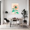 Cheerful Sunflower Dining Room Demo