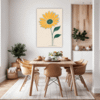 Cheerful Sunflower Dining Room Demo