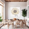 Cheerful Sunflower Dining Room Demo