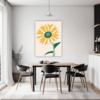 Cheerful Sunflower Dining Room Demo