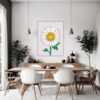 Cheerful Sunflower Dining Room Demo