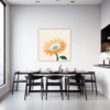 Cheerful Sunflower Dining Room Demo