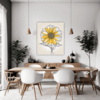 Cheerful Sunflower Dining Room Demo