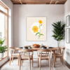 Cheerful Sunflower Dining Room Demo