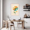 Cheerful Sunflower Dining Room Demo
