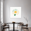 Cheerful Sunflower Dining Room Demo