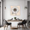 Cheerful Sunflower Dining Room Demo