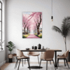 Cherry Blossom Scenery Dining Room Demo