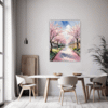 Cherry Blossom Scenery Dining Room Demo