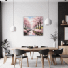 Cherry Blossom Scenery Dining Room Demo